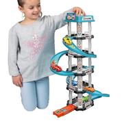 Coche de juguete para niños - Aparcamiento educativo de 120 cm Calle de la ciudad | Juego de montaje de carreteras de montaña Catapulta Juguete de carreras de automóviles para niños Set
