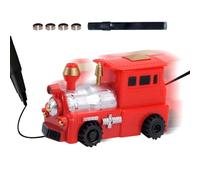 Coche De Juguete Para Niños - Vehículo De Seguimiento Inductivo | Línea Educativa Gestos Juguetes Inductivos Para Coches | Vehículo Con Sensor De Seguimiento De Línea Interactivo Para Niños (Rojo)