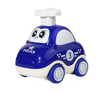 Coche de juguete - vehículo para | Cartoon Press and Go Cars para entrenamiento de habilidades motoras finas - Vehículo resistente a los golpes para niños pequeños - Juego de 4 colores, sin BPA