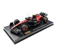 Coche De Modelo Bburago F1 Alfa Romeo C43 24 Zhou Con Casco Escala 1:43 18-38086