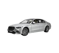 Coche De Modelo Die Cast 1:18 para Benz S600 W233 Clase S Sedán Simulación De Aleación Modelo De Coche Estático Adornos Decorativos para El Hogar Miniaturas De Automoción(Silver)