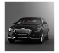 Coche De Modelo Die Cast 1:18 para Genesis G80 Sedan Simulación Diecasts Modelo De Coche De Aleación Adornos Coleccionables Miniaturas De Automoción(White)