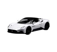Coche De Modelo Die Cast 1:24 para Maserati Mc20 Coche Deportivo De Simulación Modelo De Aleación Decoración del Hogar Adornos De Metal Miniaturas De Automoción(White)