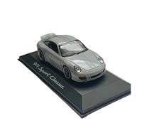 Coche De Modelo Die Cast 1:43 para Porsche 911 Sport Classic Aleación Modelo De Coche Simulado Adornos Estáticos Recuerdo De Fan Miniaturas De Automoción