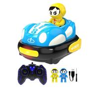 Coche De Parachoques con Control Remoto De 2,4 GHz - Juguete De Batalla De Carreras Pequeño, Acción De Deriva De De 360 Grados, Construcción Duradera De ABS | para Niños, Niños, Niñas A Partir