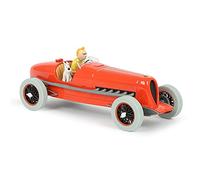 Coche de Tinín escala 1/24 del Bólido Amilcar rojo de Los cigarros del faraón