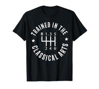 Coche de transmisión manual divertido entrenado en las artes clásicas Camiseta