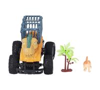 Coche de transporte de dinosaurios de inercia, juguete, puertas móviles, vehículos de animales de dibujos animados, juguetes para niños, material plástico, de 3 años en adelante, (Tiranosaurio Rex