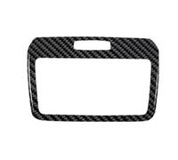 Coche Decoración Ajuste 1 Unidad De Pegatinas Decorativas Para Marco Salida Aire Trasera Coche Fibra Carbono Real Para Golf 7 2014-2019 Accesorios Interiores(Negro carbón)