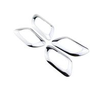 Coche Decoración Ajuste 4 Unids/set ABS Cromado Cubierta De Manija Puerta Interior Para Peugeot 3008 2013 2014 2015 Pegatina Embellecedora Protección(Sliver)