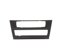 Coche Decoración Ajuste Control Central Coche Aire Acondicionado Botón Volumen Panel CD Cubierta Embellecedora Para X3 X4 F25 F26 2011-2016 Accesorios Interiores(Fibra de carbon)