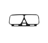 Coche Decoración Ajuste Panel Fibra Carbono Real Salpicadero Salida Aire Cubierta Marco Ventilación Pegatina Embellecedora Para Scirocco 2009-2016 Accesorios Interiores(Fibra de carbon)