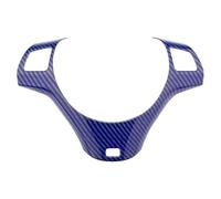 Coche Decoración Ajuste Para 1 3 Series E32 E87 E90 E92 E93 2005-2012 Panel De Volante Pegatina Cubierta Decoración Moldura Accesorios(Carbon fiber blue)