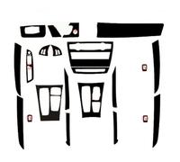 Coche Decoración Interior para BMW para X5 E70 2007 2008 2009-2013 5D Patrón Fibra Carbono Interior Coche DIY Styling Trim Calcomanías Pegatinas Interiores Automotrices Automóvil Interior