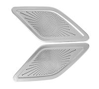 Coche decoración Interior para CRV para Sexta Generación (2023-2025) para Híbrido Cubierta Altavoz Audio Pilar Delantero Embellecedores Tweeter Altavoz(Silver)