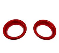 Coche decoración interior Para Toyota Para CHR Para AX20 2023-2025 Cubierta Salida Ventilación Acondicionado Lateral Delantera Consola Central ABS 2 Piezas(Red)