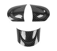 Coche Decoración Interiores Embellecedor Volante Coche Apariencia Fibra Carbono Etiqueta Cubierta Interior Para Mini Para Cooper R54 R56 Para Clubman R55 Crossover Para R60 Interior Decorativas