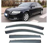 Coche Deflectores Cortavientos para Audi A6 2006-2011 Ventanas Laterales Deflector Delantera Trasera Protector de Humo Lluvia Visera