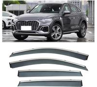 Coche Deflectores Cortavientos para Audi Q5L SPORTBACK 2021-2022 Ventanas Laterales Deflector Delantera Trasera Protector de Humo Lluvia Visera