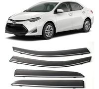 Coche Deflectores Cortavientos para Toyota Corolla Altis E170 2014-2018 Ventanas Laterales Deflector Delantera Trasera Protector de Humo Lluvia Visera