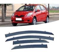 Coche Deflectores Cortavientos para Toyota Yaris VITZ XP90 2008-2011 Ventanas Laterales Deflector Delantera Trasera Protector de Humo Lluvia Visera