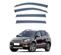 Coche Deflectores Viento,Deflectores Ventanilla,para Geely Global Eagle GX7/England SX7 2012-2015,Duraderos Robustos Winddeflectors Auto,Accesorios Coche