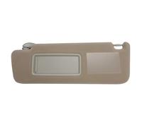 Coche Delantera Parasol para Toyota para Land para Cruiser para J12 2002-2009 para Prado para LC120 Parasol para Lado del Conductor Y Pasajero con Lámpara LED(Beige Left)