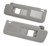 Coche Delantera Parasol para Toyota para Land para Cruiser para J12 2002-2009 para Prado para LC120 Parasol para Lado del Conductor Y Pasajero con Lámpara LED(A Pair of Gray)