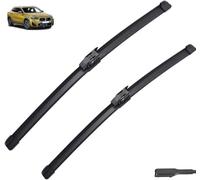 Coche Delantero Limpia Parabrisas para BMW X2 F39 2018 2019 2020 2021 2022 24in+20in, Set Escobillas limpiaparabrisas Delanteras limpiaparabrisas,L-A/Lhd