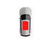 Coche Delantero para VW para Tiguan 5N 2010-2017 Techo Panorámico Coche Protector Térmico Parasol Ventana Anti-UV Adecuado Techo Solar.(Plata)