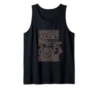 Coche Deportivo alemán Vintage Turbo Spoiler clásico Camiseta sin Mangas