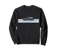Coche deportivo clásico británico E-Type Jaguar Sudadera