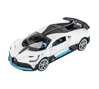 Coche Deportivo de aleación Bugatti Divo a Escala 1:22, Modelo Fundido a presión, Sonido y luz, Juguete de colección, exhibición, Exquisito Modelo de Coche.(White)