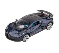 Coche Deportivo de aleación Bugatti Divo a Escala 1:22, Modelo Fundido a presión, Sonido y luz, Juguete de colección, exhibición, Exquisito Modelo de Coche.(Blue)