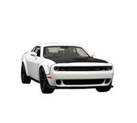 Coche Deportivo De Aleación Dodge Challenger SRT Modelo De Coche De Juguete De Metal Fundido A Presión Escala 1 24 Simulación Colección Regalo No Control Remoto Modelos(White)