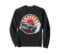 Coche Deportivo JDM Retro diseño Sticker Drift Sudadera