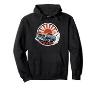 Coche Deportivo JDM Retro diseño Sticker Drift Sudadera con Capucha