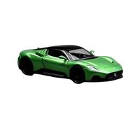 Coche Deportivo Maserati Mc20 De Fundición A Presión A Escala 1:24, Simulación De Aleación, Modelo De Coche, Colección De Fans, Decoración del Hogar, Adornos De Metal No Control Remoto Modelos(Verde)