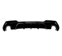 Coche Difusor Aleta Tiburón para Serie 4 G22 G23 420i 420d 430i 430d | Parachoques Trasero Coche Deportivo 2020-2026 Divisores Duales Labio Difusor Luz Freno LED(Dual Side With O)