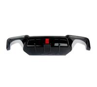 Coche Difusor Aleta Tiburón para Serie 5 F10 F11 528i 540i M5 | Sport 2010 2011-2016 Difusor Trasero Borde Parachoques Luz LED(Gloss black)