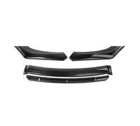 Coche Difusor Difusor Lateral Protectores Alerón para Mustang para Focus RS ST para Fiesta para Mondeo Todos Los Modelos Labio Parachoques Delantero Accesorios(Negro)