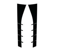 Coche Divisor Alas Alerón Lateral Ventana Trasera para B&MW Serie 3 G21 Touring 2019-2024 Cubierta ala Lateral Maletero Accesorios(Negro Brillante)