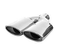 Coche Doble escape doble Punta Tubo Silenciador deportivo Acero inoxidable Cromo