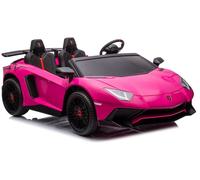 Coche Eléctrico Lamborghini Aventador Roadster SV 24V(Rosa)