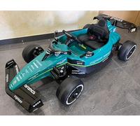 Coche eléctrico niños Formula 1, 12V, 4 Motores, Aston Martin, para niños de 2-6 años