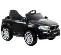 Coche Eléctrico Para Niños 2x45W Ruedas EVA Cuero Sintético LED MP3 USB Negro