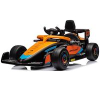 Coche eléctrico para niños de 3 a 5 años McLaren, Reproductor MP3, Mando a Distancia, suspensión (Naranja)