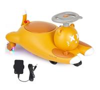 Coche eléctrico TwistCar con pedales, coche eléctrico 2 en 1, 2 velocidades, batería de 12 V, protección antivuelco, ruedas intermitentes, Bluetooth, a partir de 3 años, capacidad de carga hasta 68 kg