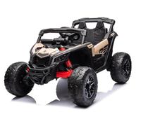 Coche eletrico ninos para Niños 24V Can-Am Maverick - 4 Motores 200W, Ruedas EVA Grandes, Asiento de Piel, Control Remoto, 4x4 (RS)