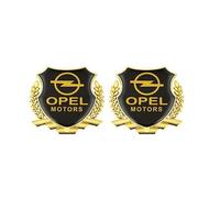 Coche Emblema, para Opel Vauxhall Corsa Antara Astra K J H G Frontal Capó Maletero Emblema Adhesivo Auto Logo Emblema Pegatina 3D Insignia Pegatinas Accesorios,A